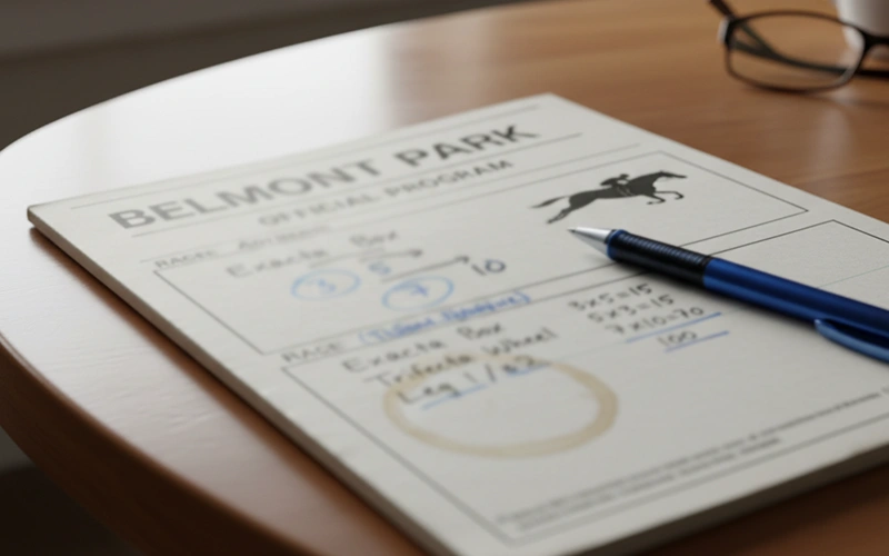 Rennprogramm mit markierten Kombinationswetten